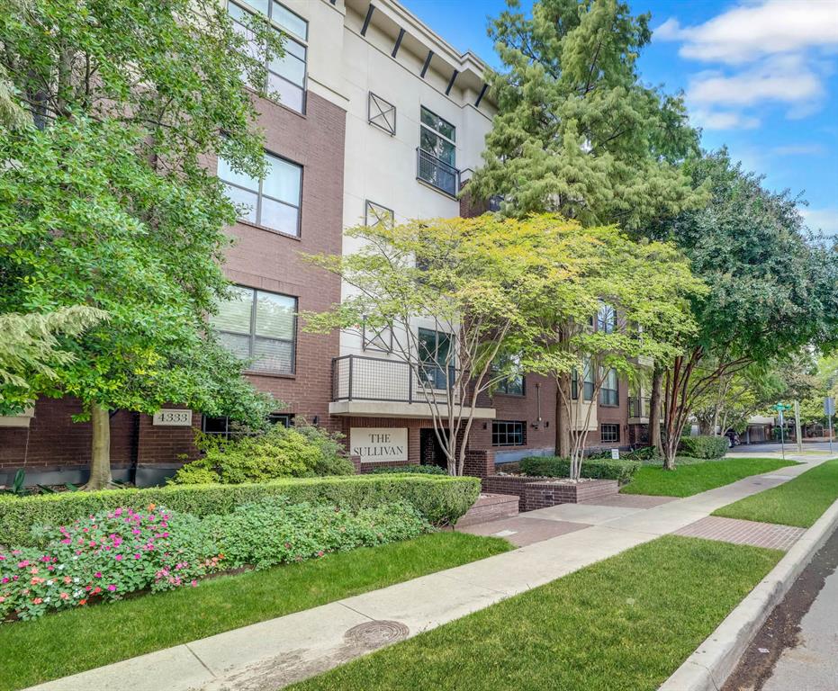 4333 Gilbert Avenue, Unit 215 Dallas, TX 75219 - Photo 2 of 19 a view of a building with a garden