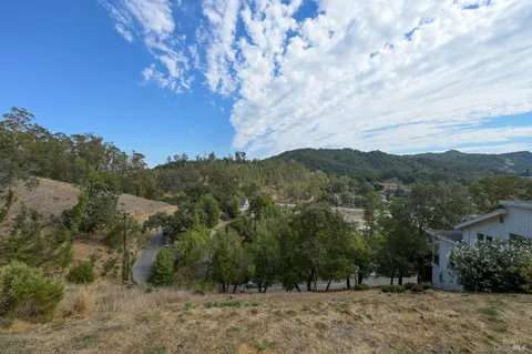 a view of outdoor space with mountain view