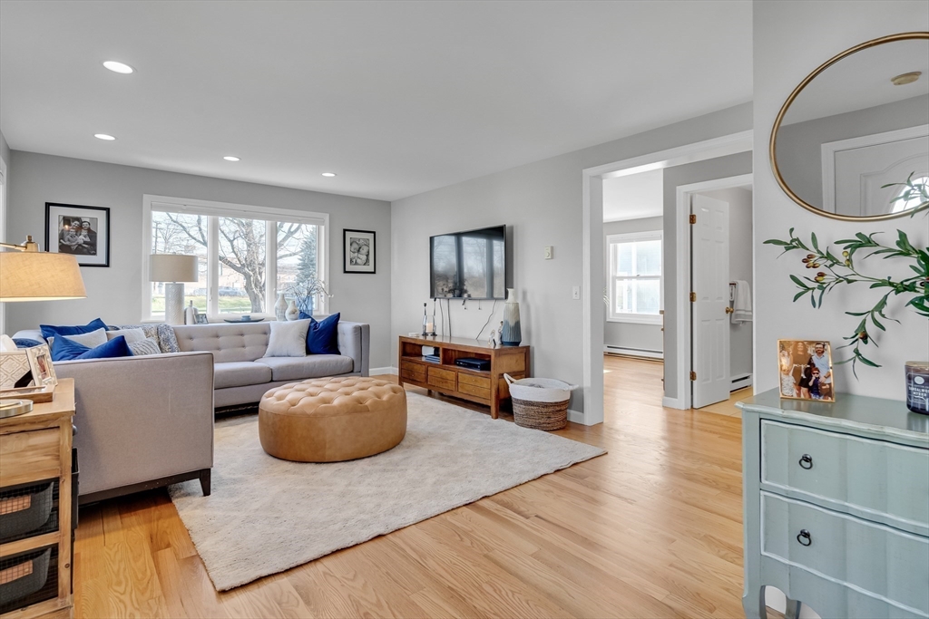 7 Long Terrace Boston, MA 02132 - Photo 3 of 42 a living room with furniture and a wooden floor