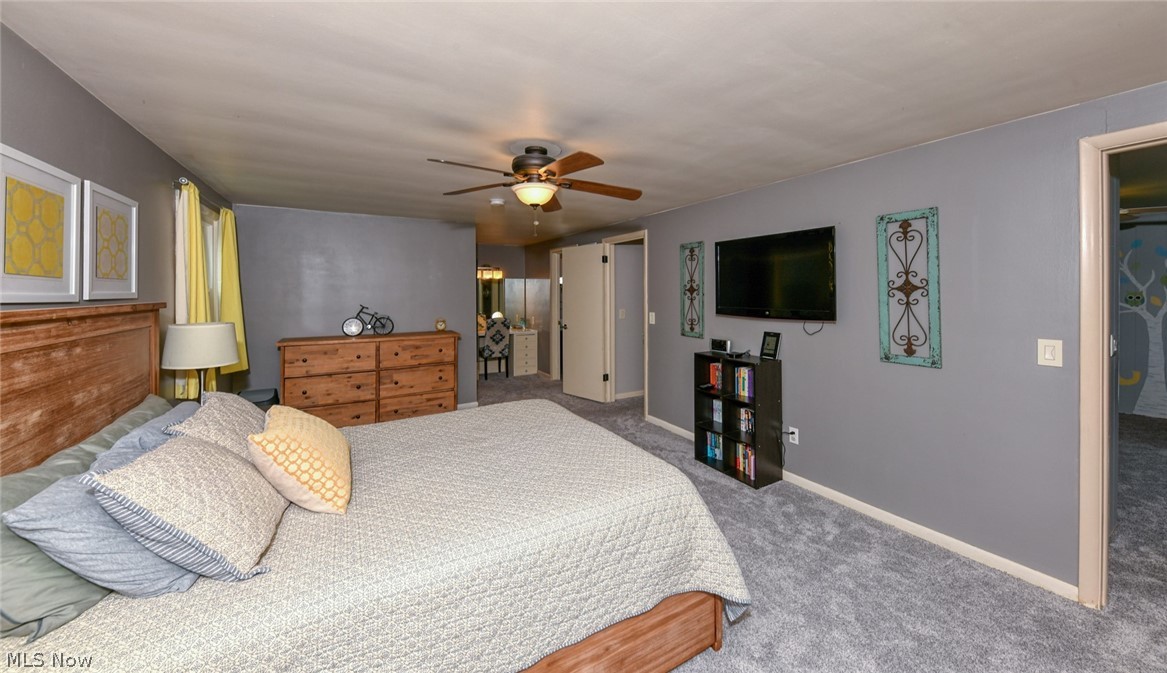 244 Harmony Hills Road Akron, OH 44321 - Photo 18 of 35 Master bedroom with walk-in closet, master bath and access to child's room next door.