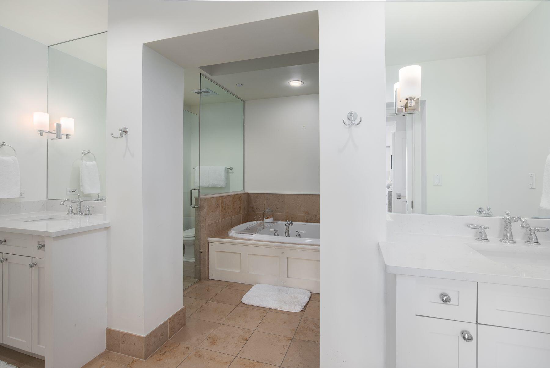 337 Bridge Lane, Unit 312B Watersound, FL 32461 - Photo 12 of 37 a bathroom with a sink toilet and shower