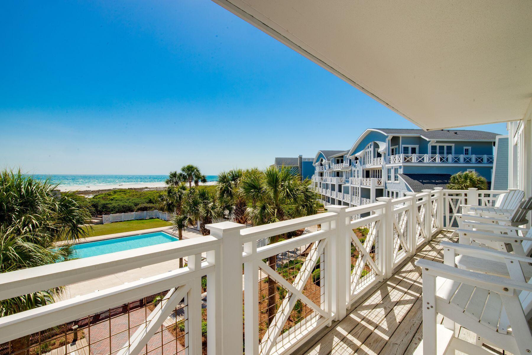 337 Bridge Lane, Unit 312B Watersound, FL 32461 - Photo 22 of 37 a view of a balcony with outdoor space
