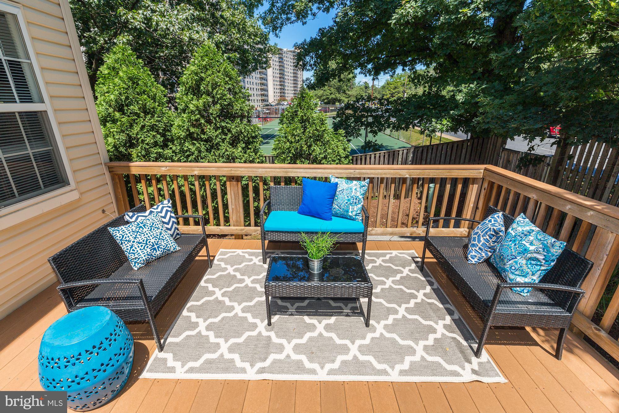11016 Hemingway Court Silver Spring, MD 20902 - Photo 22 of 28 Deck large enough for sitting area