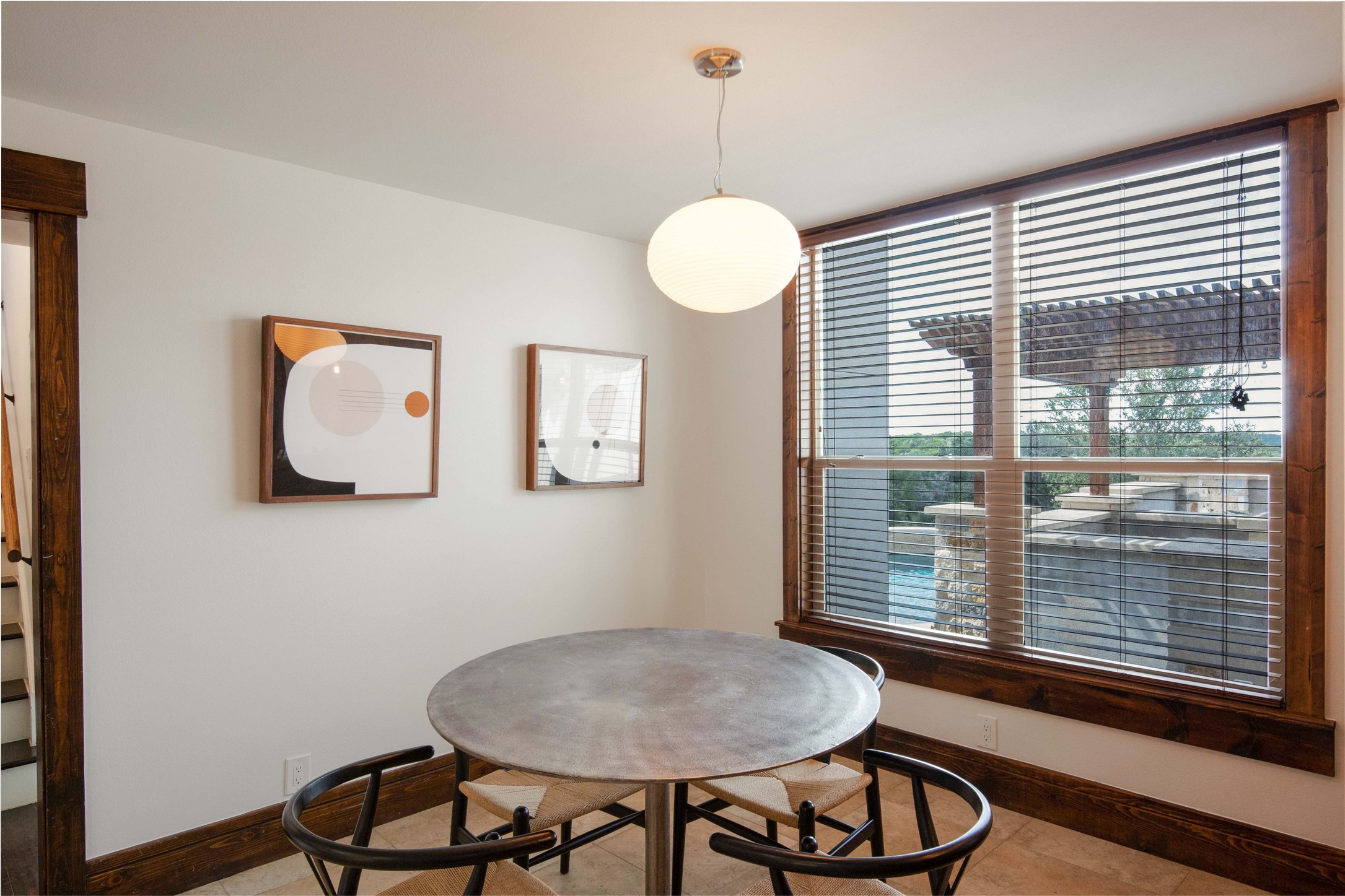 11209 Southwest Oaks Austin, TX 78737 - Photo 13 of 34 Dining room featuring baseboards and light tile patterned floors