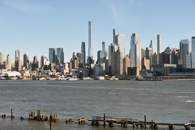 a view of a city with tall buildings