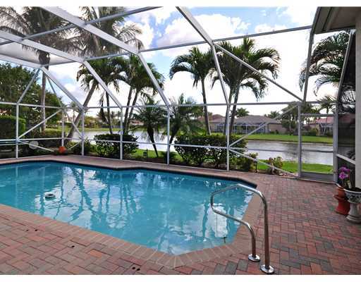 11828 Bayfield Drive Boca Raton, FL 33498 - Photo 5 of 16 Screened Pool Overlooking Lake