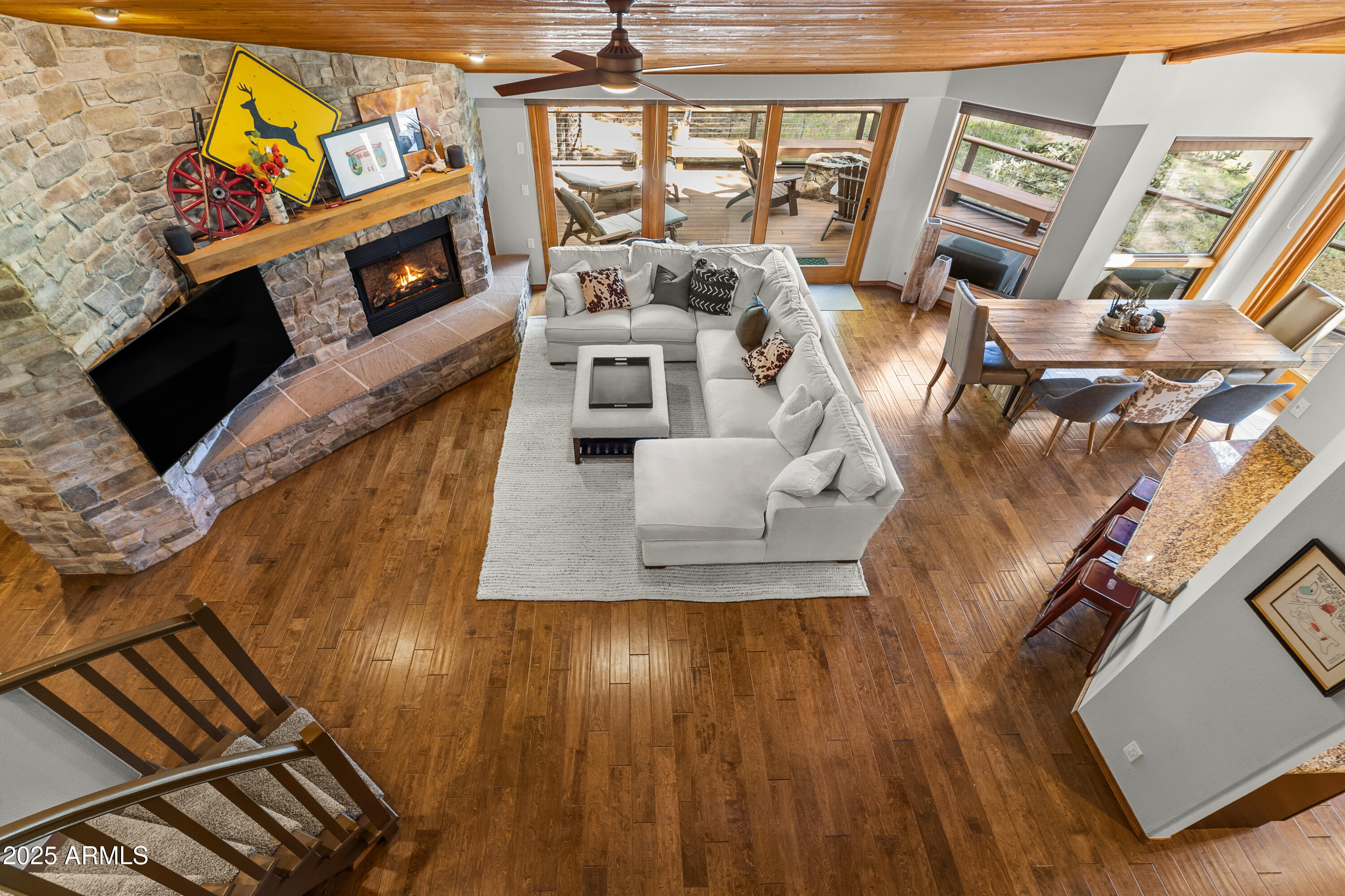 3068 Griffiths Spring Flagstaff, AZ 86005 - Photo 25 of 30 From Upstairs