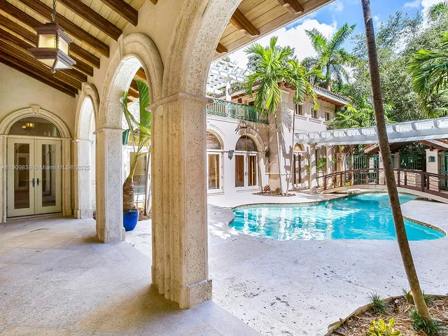 a view of a house with a porch