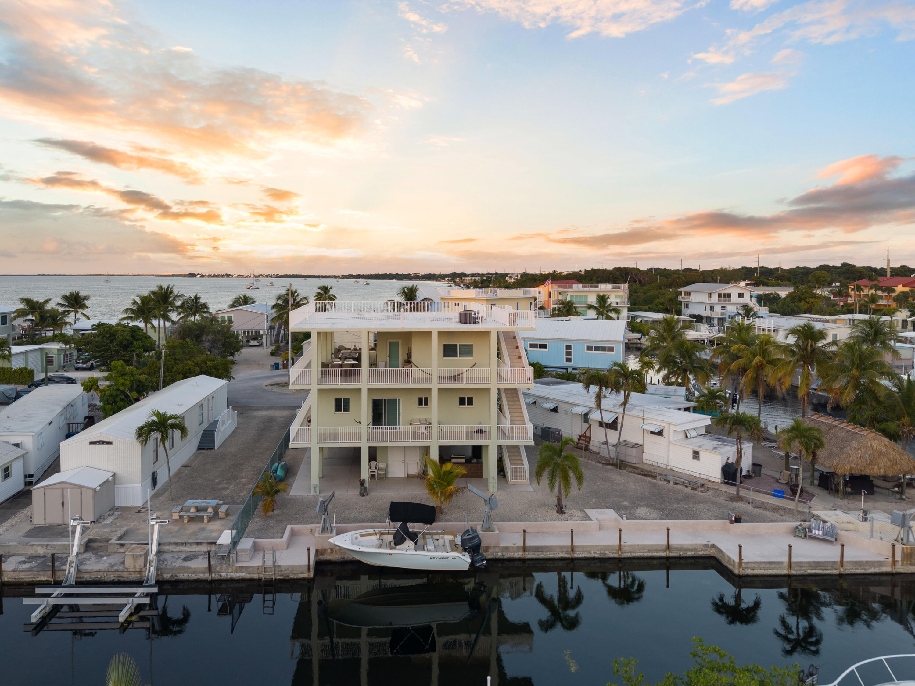 1305 Calder Road Key Largo, FL 33037 - Photo 7 of 57 Aerial View from Canal