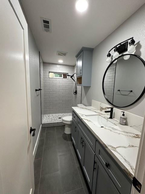 2550 4th Avenue Merced, CA 95340 - Photo 26 of 34 a bathroom with a granite countertop sink mirror and shower