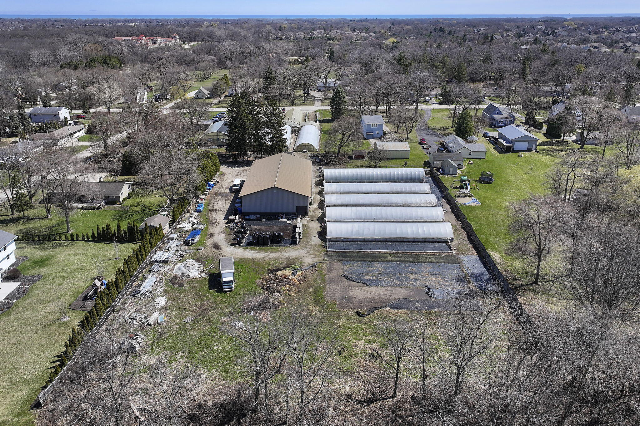 9140 Cooper Road Pleasant Prairie, WI 53158 - Photo 22 of 39 9140 Aerial (East Facing)