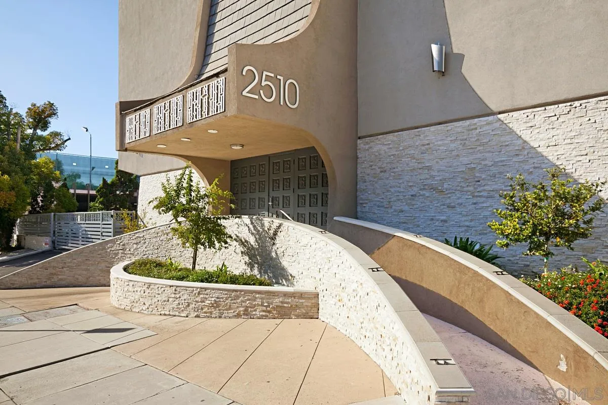 2510 Torrey Pines Road, Unit 408 La Jolla, CA 92037 - Photo 10 of 15 a view of a house with potted plants