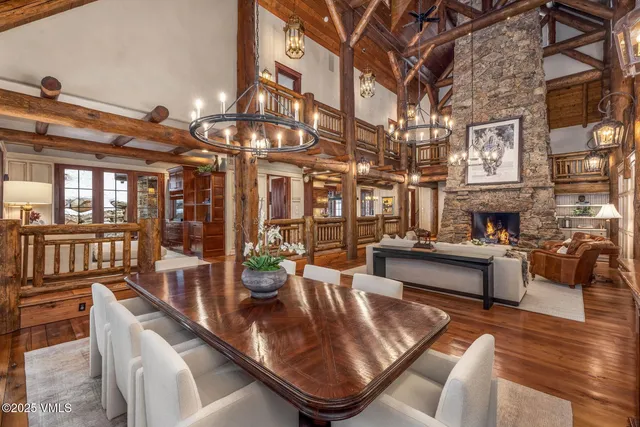 a view of a couch in wooden floor