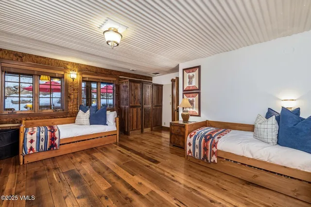 a view of a cafe with sitting area