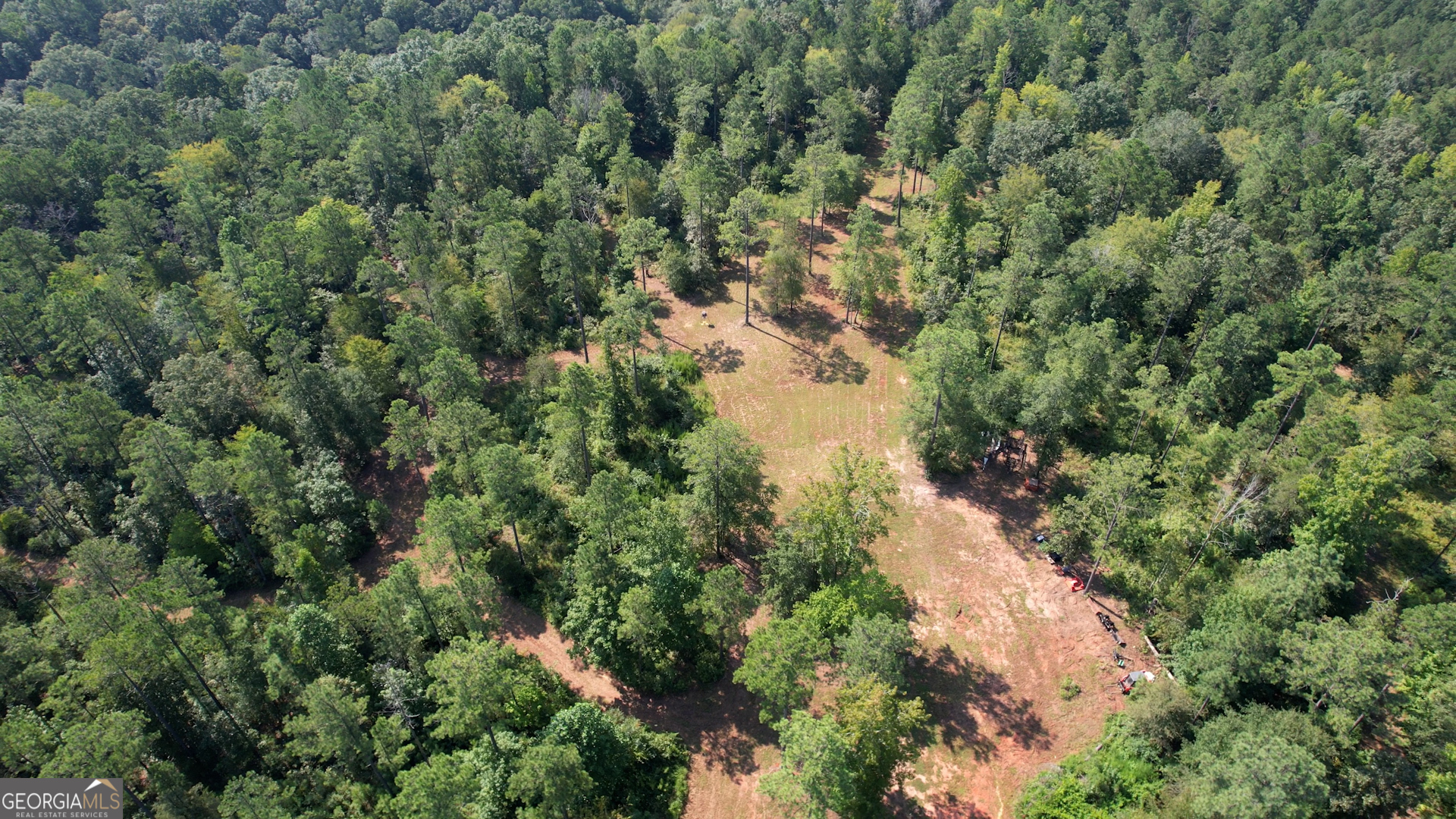 940 Newton Factory Bridge Road Covington, GA 30014 - Photo 37 of 58 an aerial view of residential house with outdoor space and trees all around