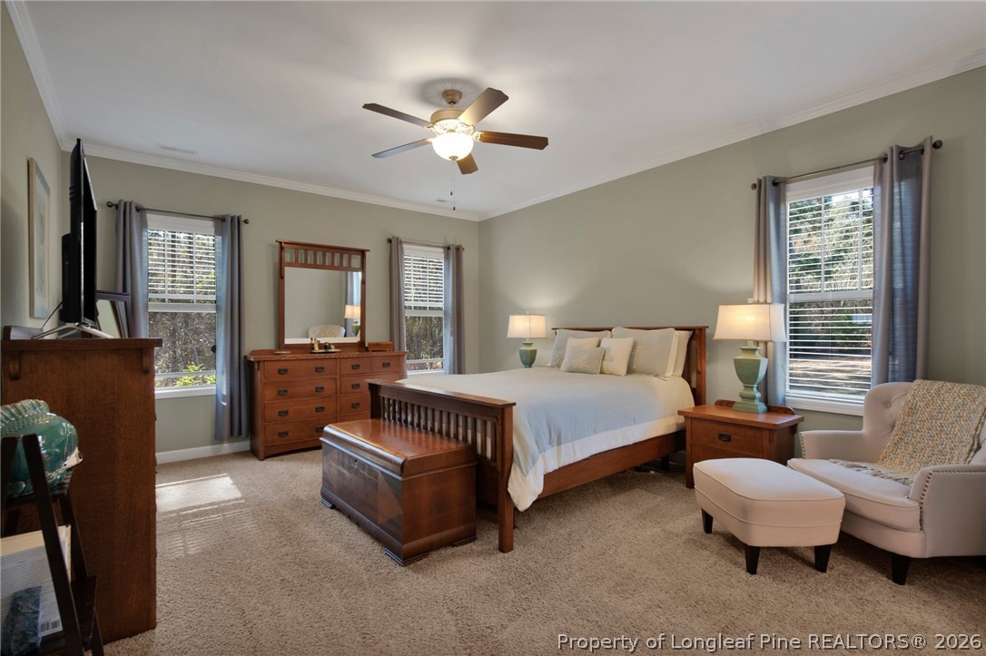 207 Pinetop Drive Carthage, NC 28327 - Photo 21 of 50 a spacious bedroom with a bed and furniture