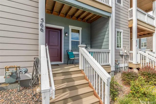 a view of balcony with deck