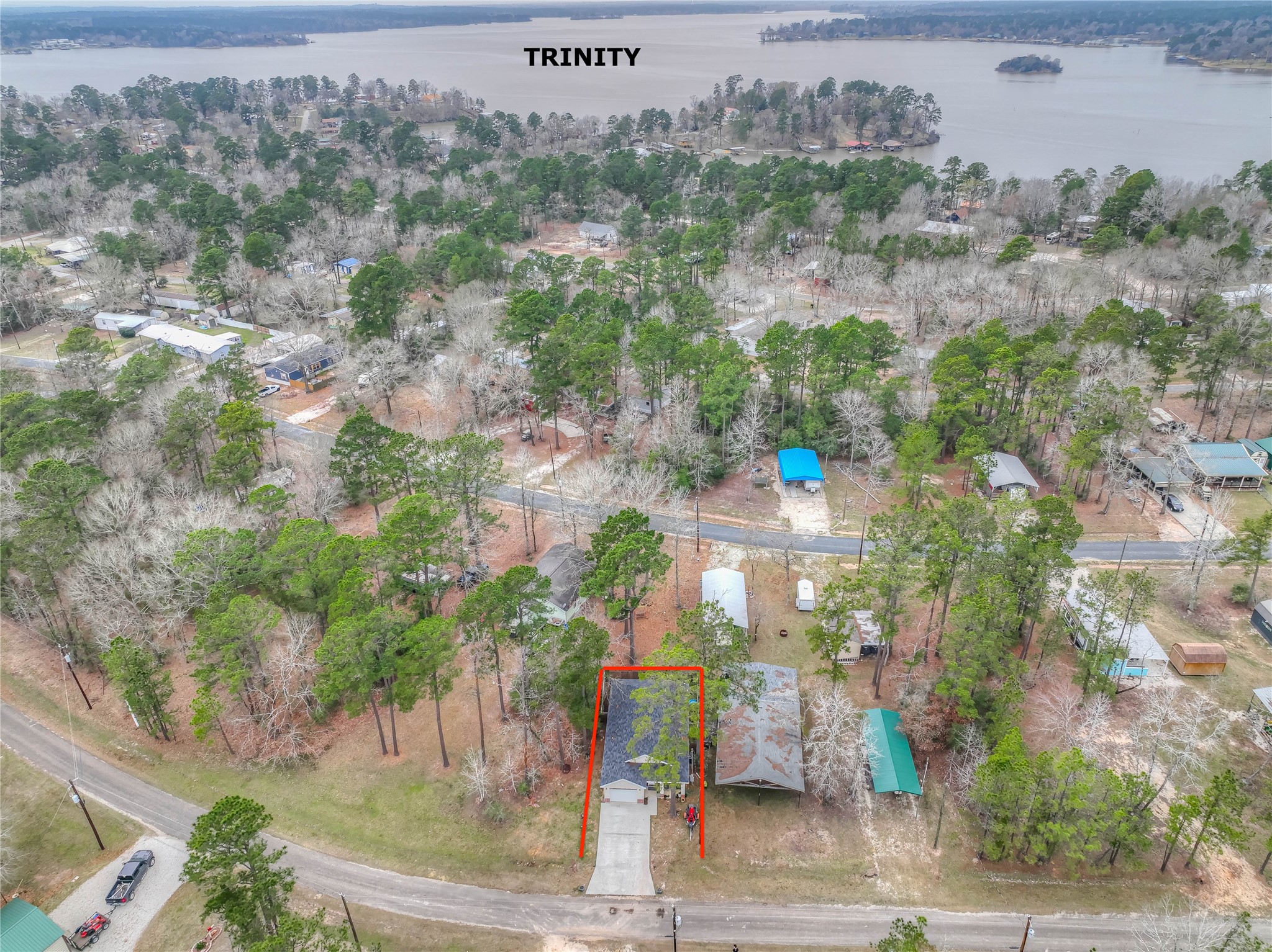 627 Pinewood Drive Trinity, TX 75862 - Photo 17 of 36 an aerial view of a city