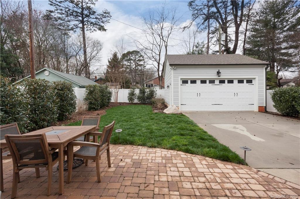 1911 Truman Road Charlotte, NC 28205 - Photo 28 of 30 a view of a dinning table and chairs in backyard of the house