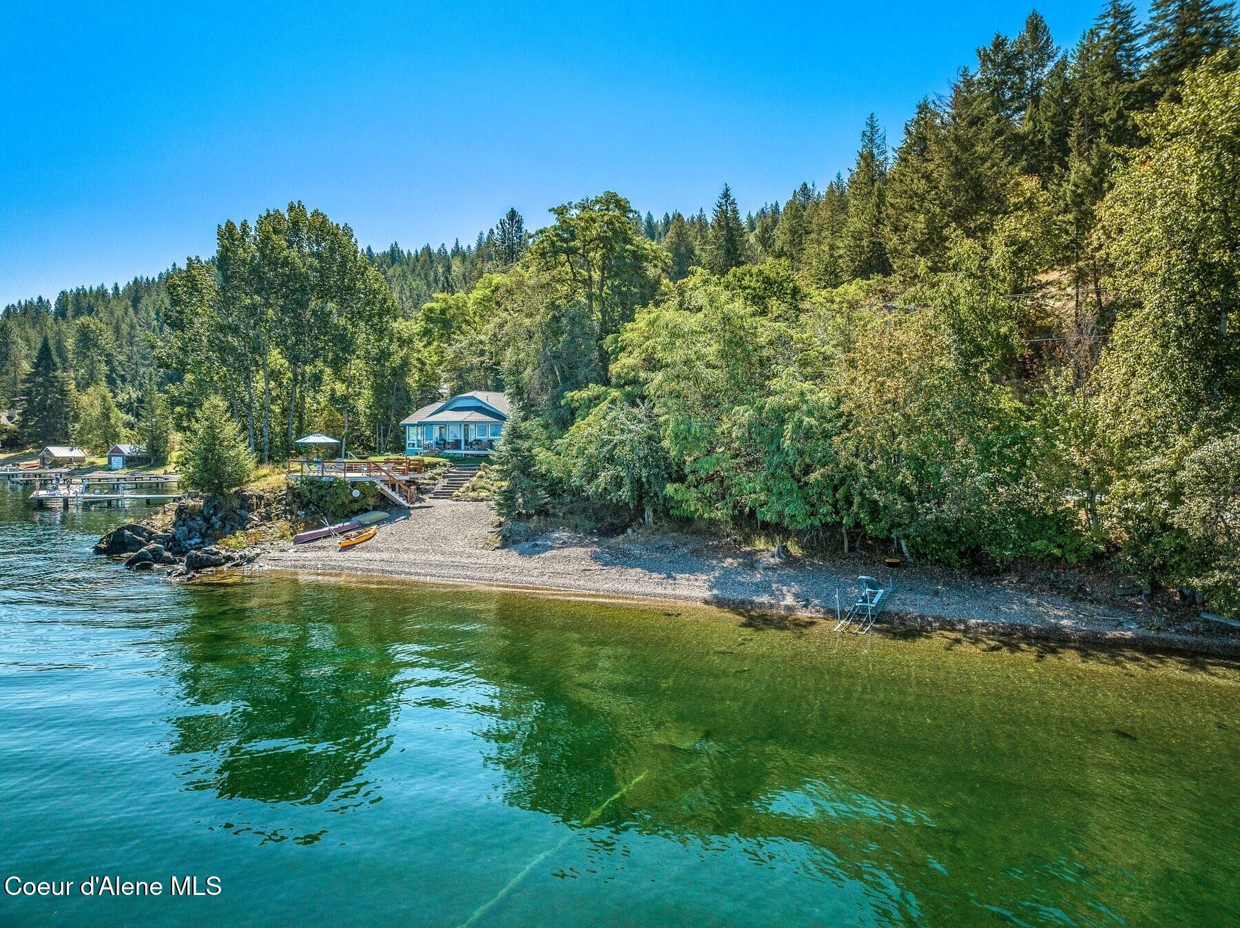 5385 Bottle Bay Road Sagle, ID 83860 - Photo 1 of 1 001_300 Feet of Lakeside Perfection