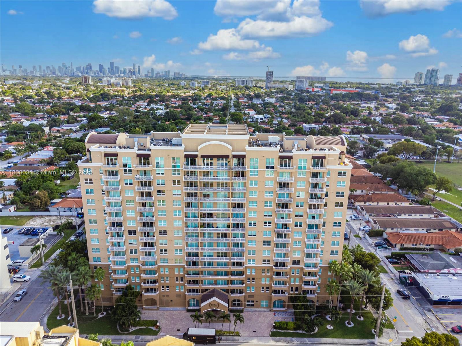 2665 Southwest 37th Avenue, Unit 906 Miami, FL 33133 - Photo 35 of 35 a view of a city with tall buildings