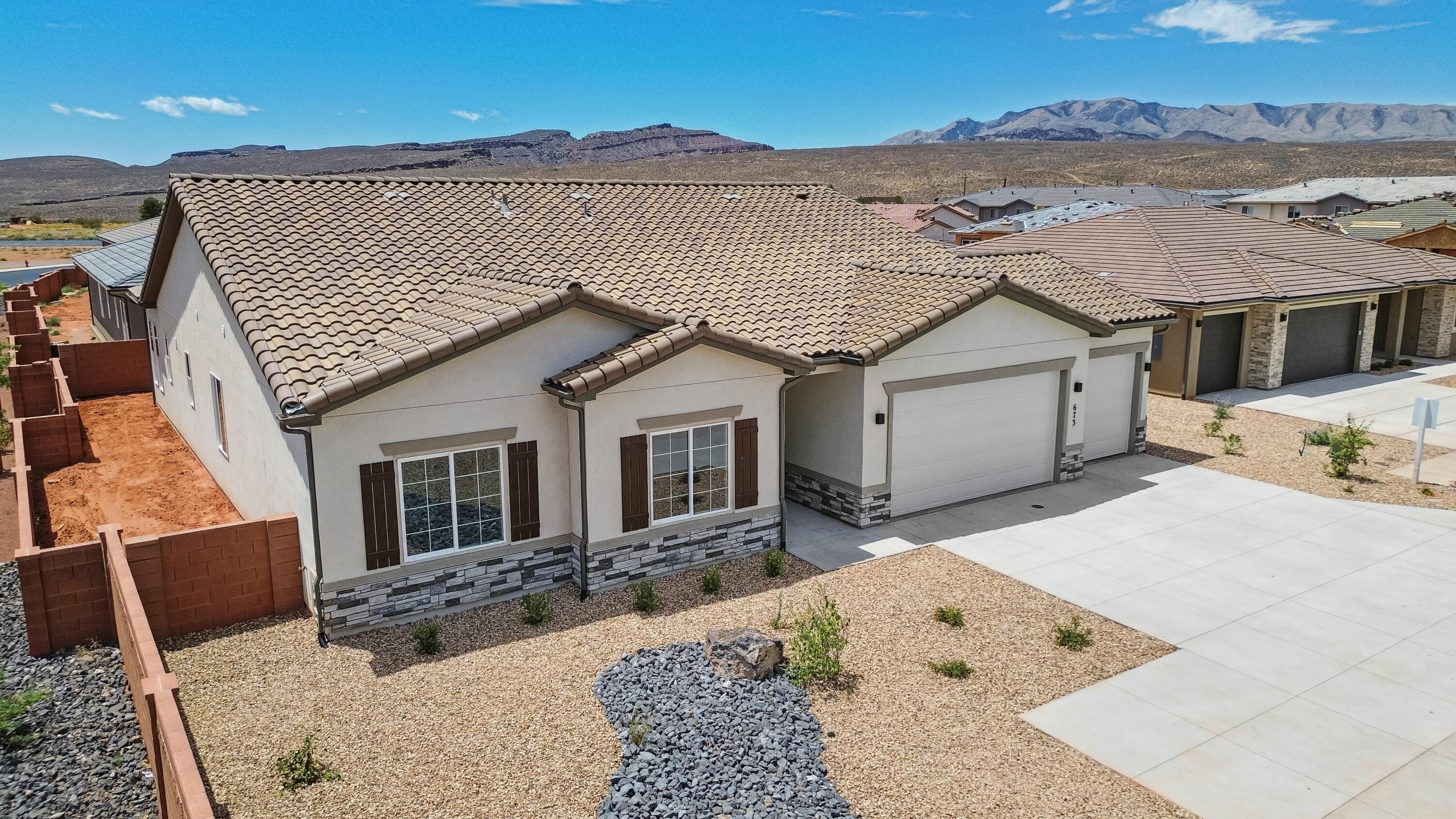 673 South 230 West, Unit LOT 9) Ivins, UT 84738 - Photo 26 of 27 VE9 drone 2