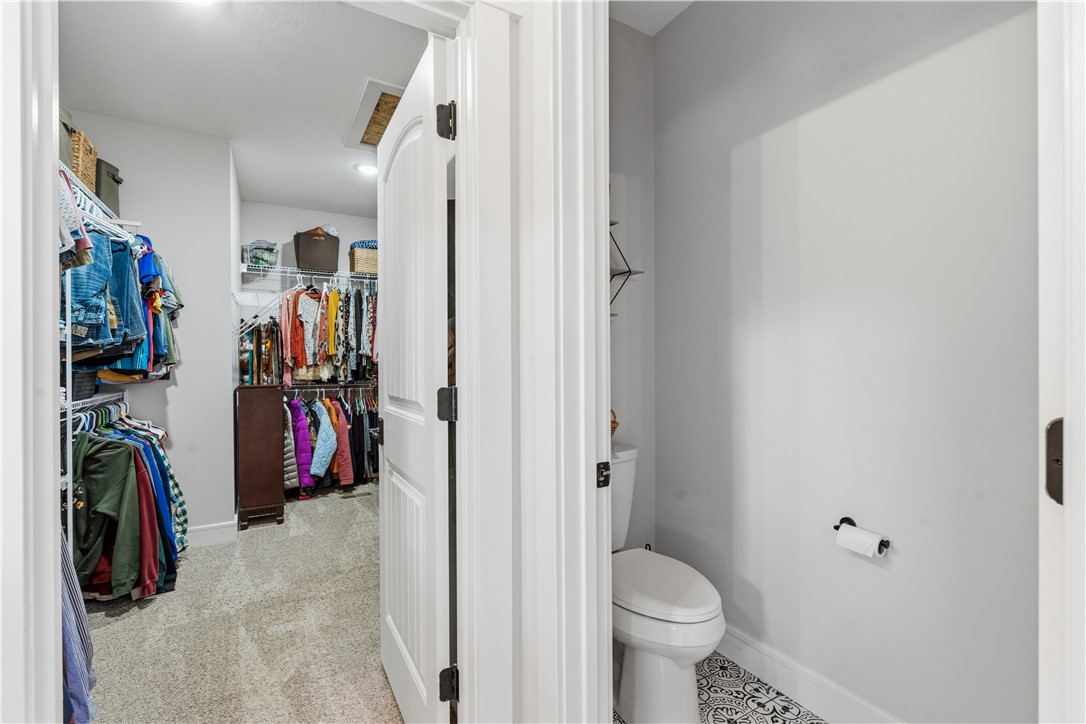1158 Pyle Road Clarksville, OH 45113 - Photo 34 of 76 This spacious closet offers ample storage and features convenient access to a private bathroom.