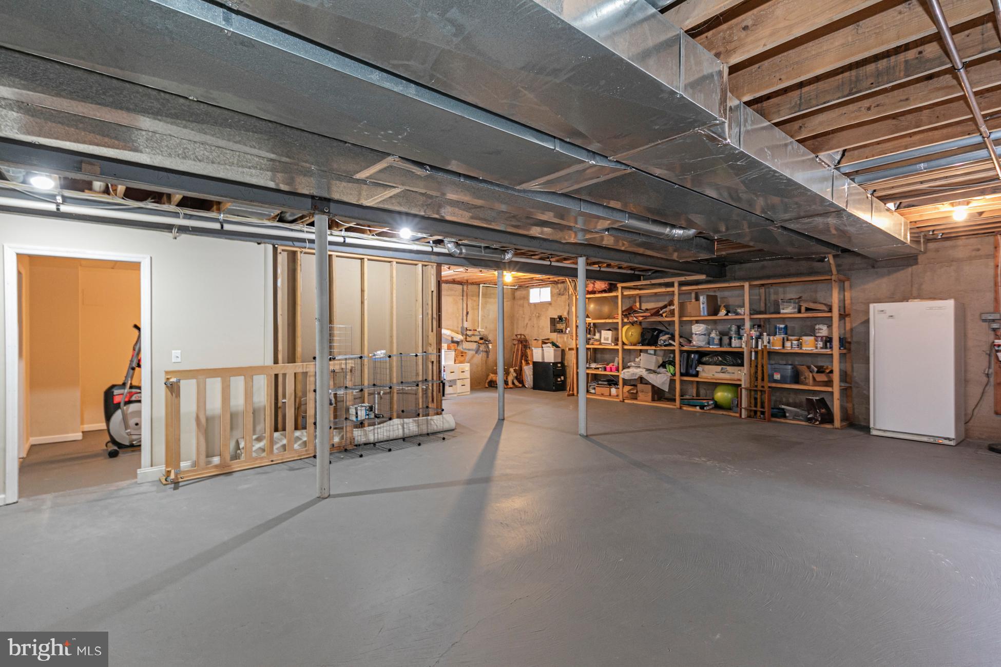 173 Christopher Drive Princeton, NJ 08540 - Photo 50 of 51 Unfinished Basement - extra high custom ceilings