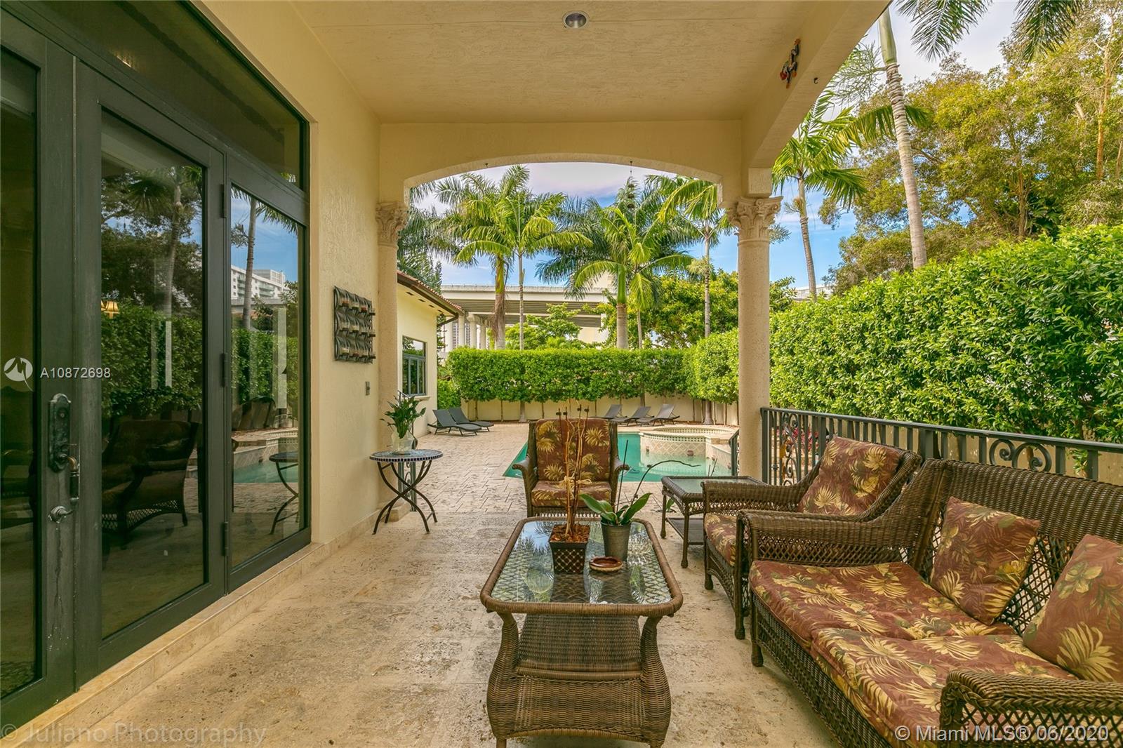 19141 North Bay Road Sunny Isles Beach, FL 33160 - Photo 6 of 42 a view of balcony with furniture