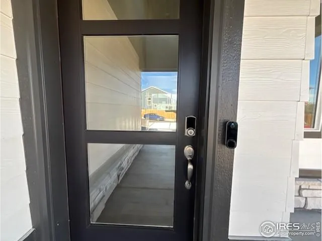 a view of a front door