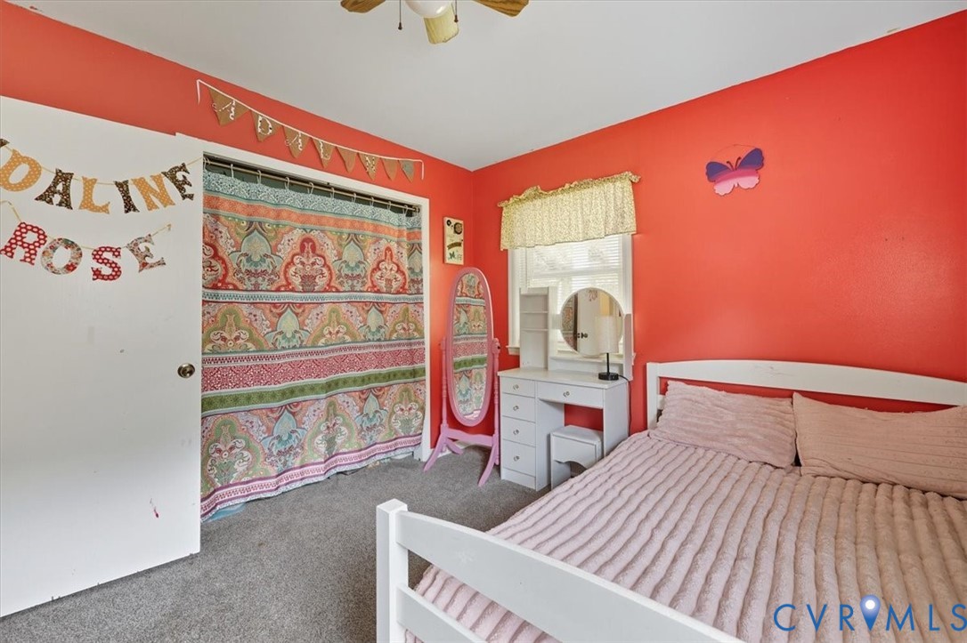 237 Craddock Street Boydton, VA 23917 - Photo 23 of 41 Bedroom featuring carpet flooring and ceiling fan