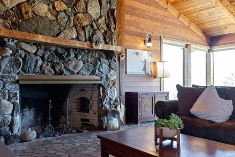 a view of a storage in a room