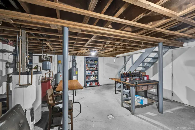 a view of a chairs in a room