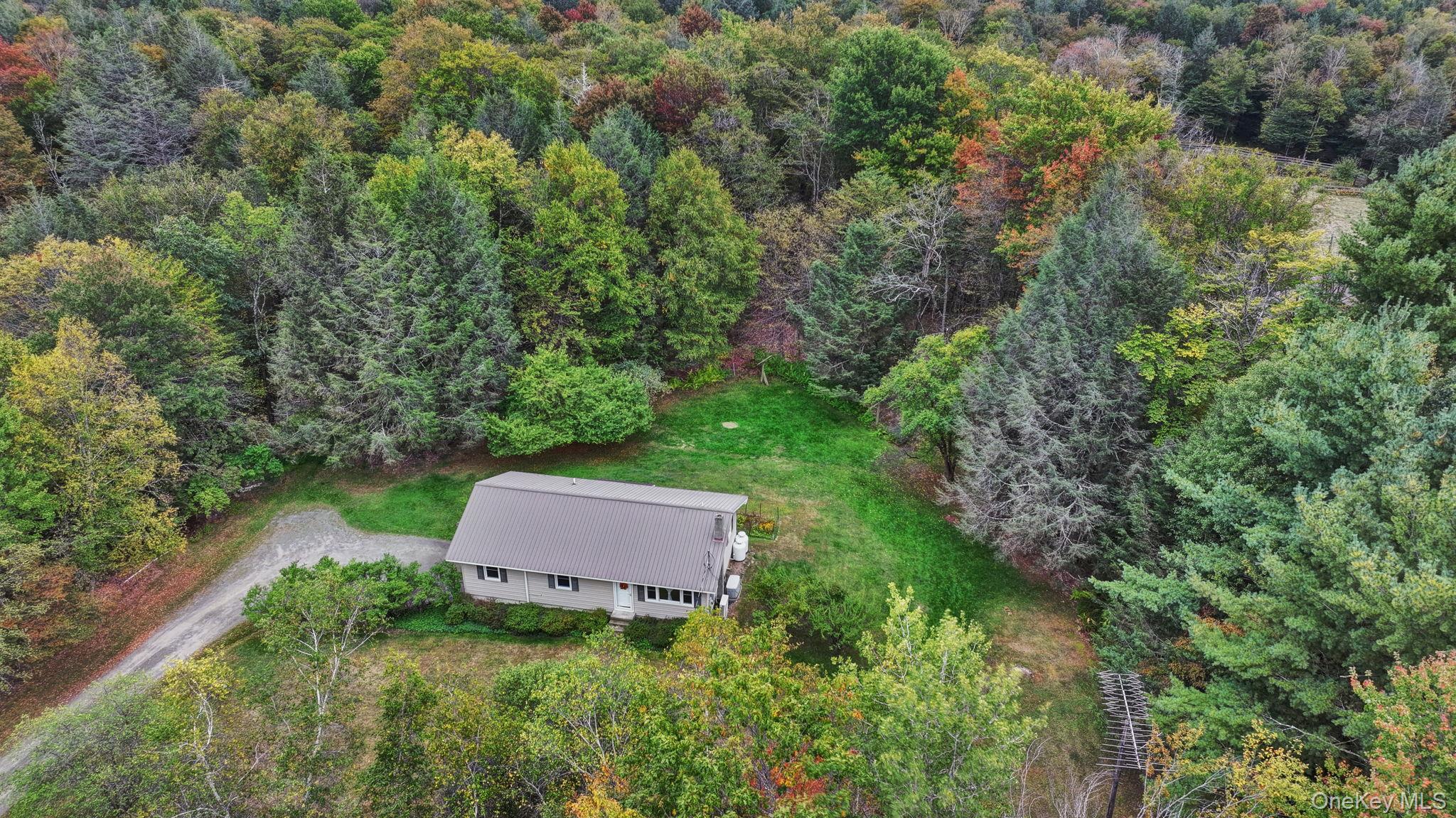 148 Moore Road Woodbourne, NY 12788 - Photo 31 of 36 an aerial view of a house with a yard