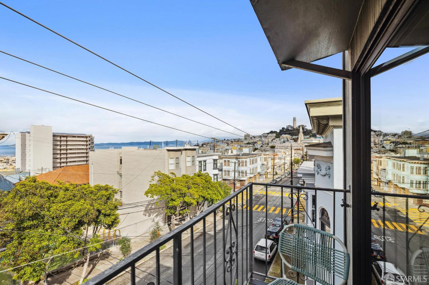 935 Filbert Street, Unit 3 San Francisco, CA 94133 - Photo 19 of 44 a view of a balcony with chairs
