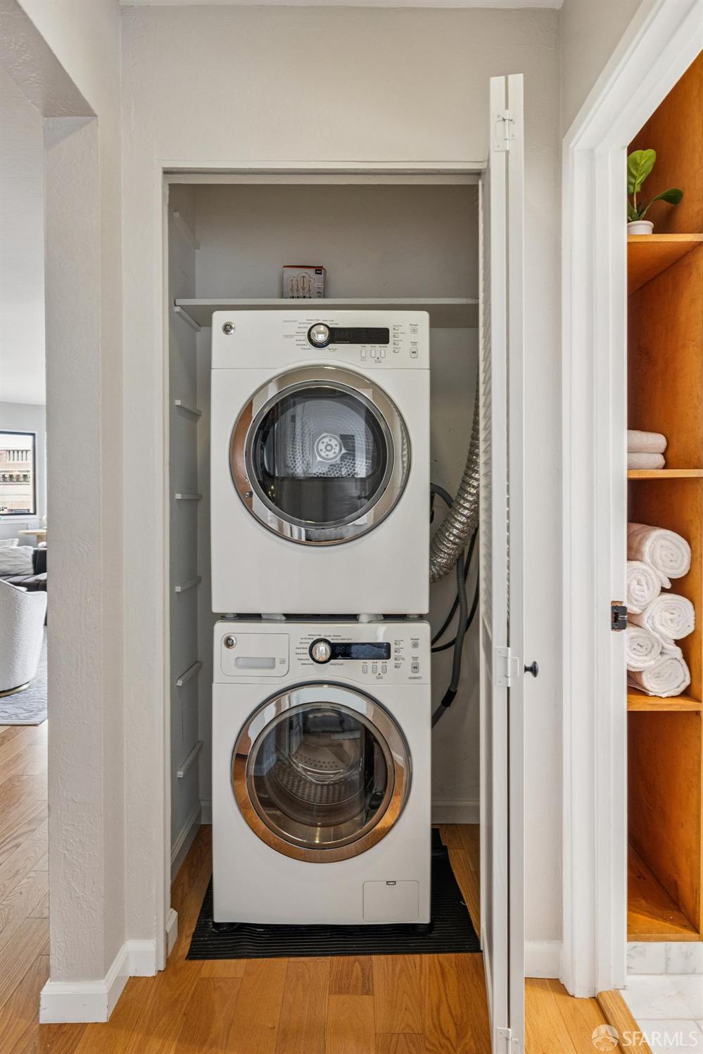 935 Filbert Street, Unit 3 San Francisco, CA 94133 - Photo 37 of 44 a utility room with dryer and washer