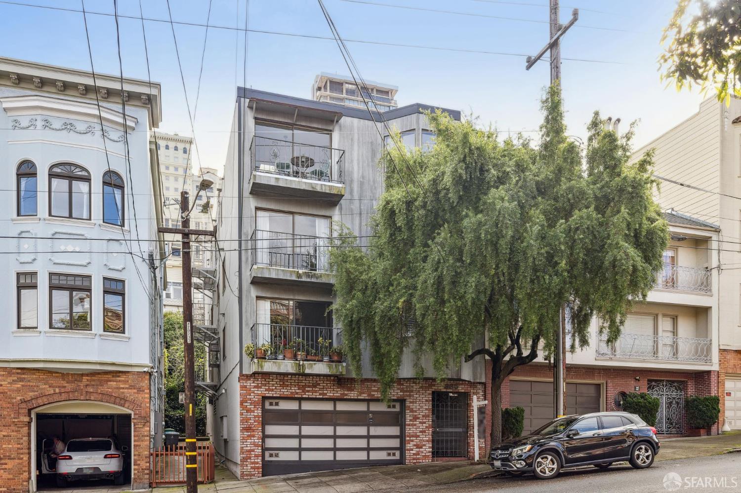 935 Filbert Street, Unit 3 San Francisco, CA 94133 - Photo 43 of 44 a car parked in front of a building