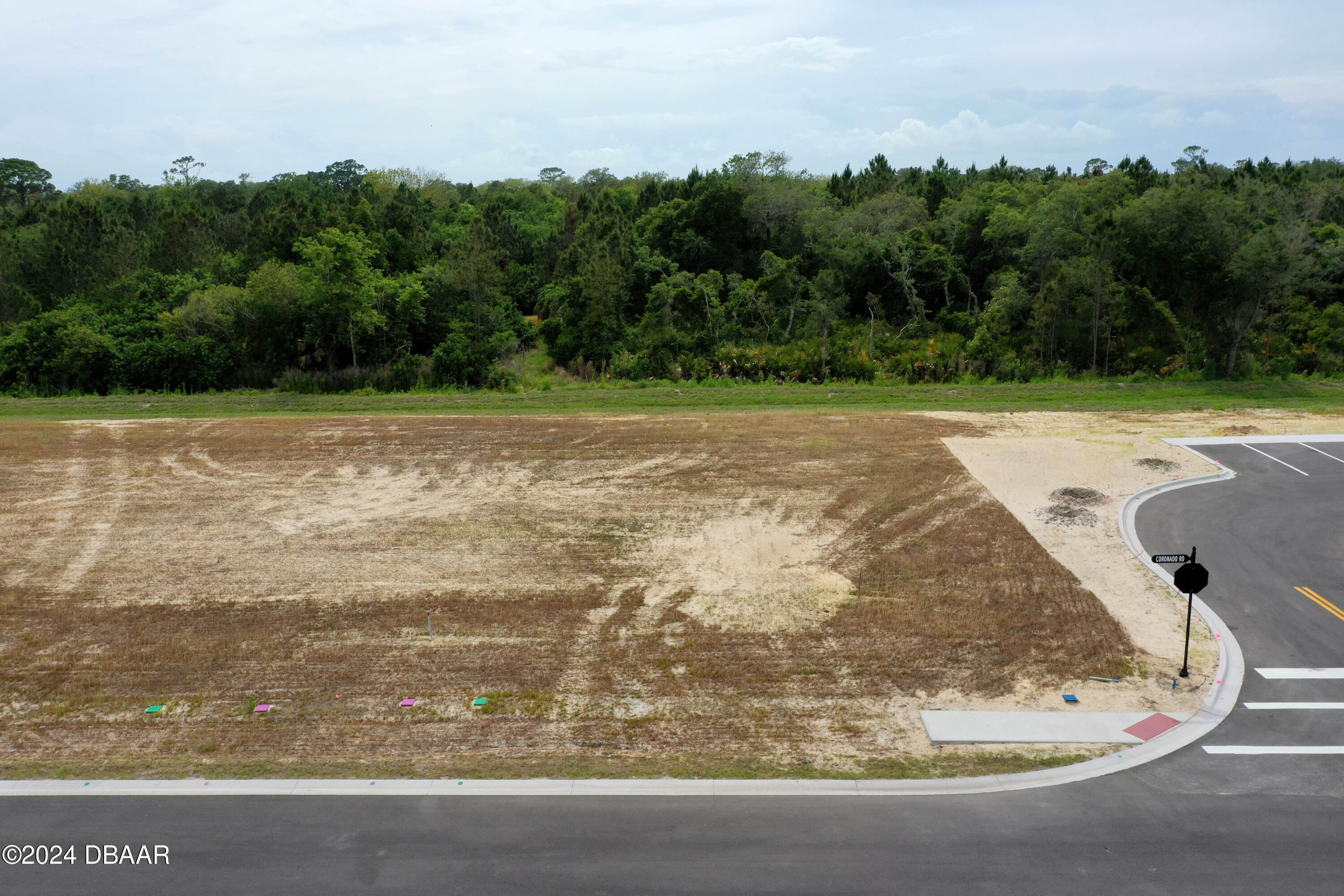 125 Coronado Road Flagler Beach, FL 32136 - Photo 14 of 46 a view of a swimming pool with a yard