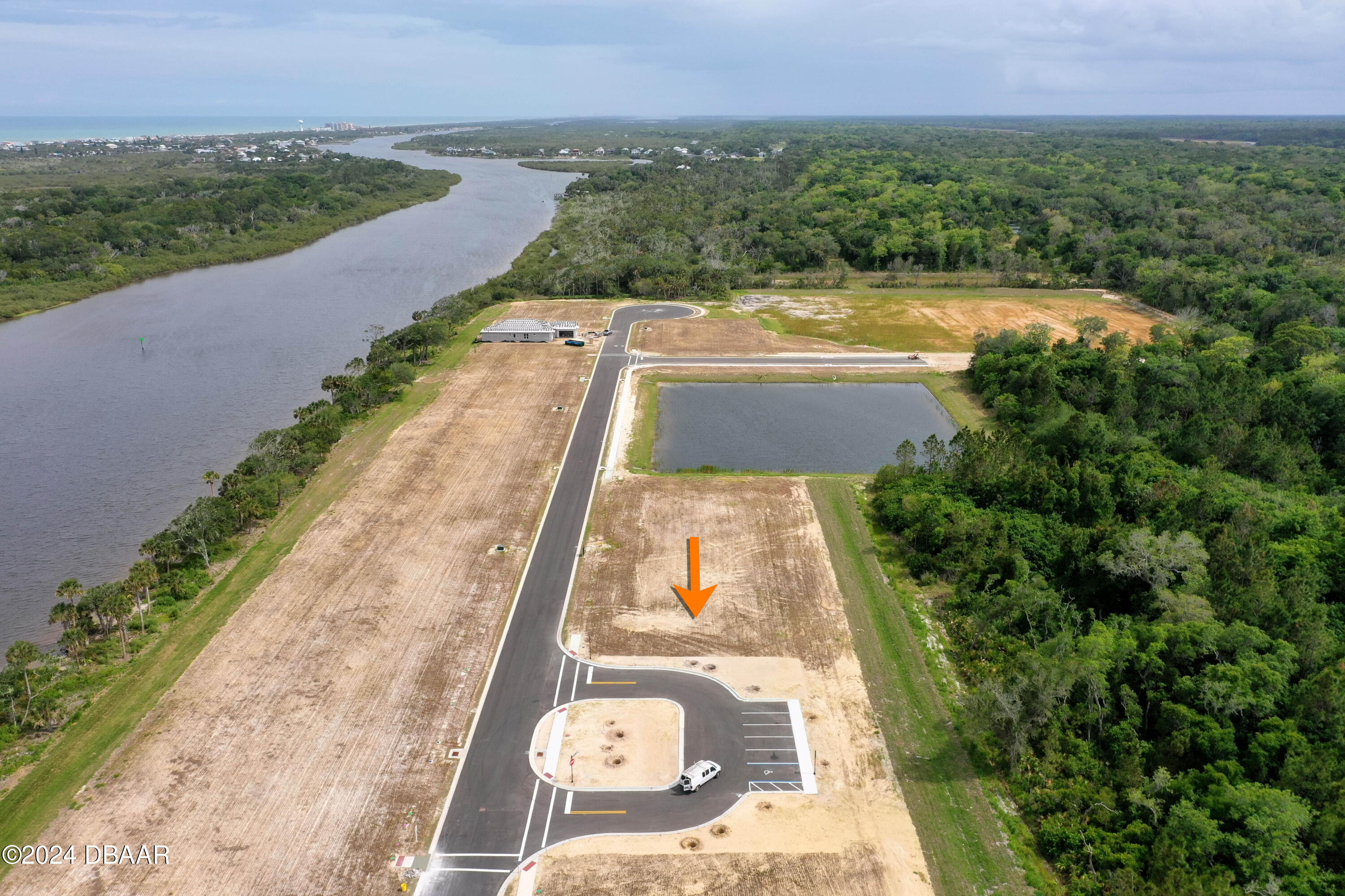 125 Coronado Road Flagler Beach, FL 32136 - Photo 19 of 46 a view of a swimming pool with a yard