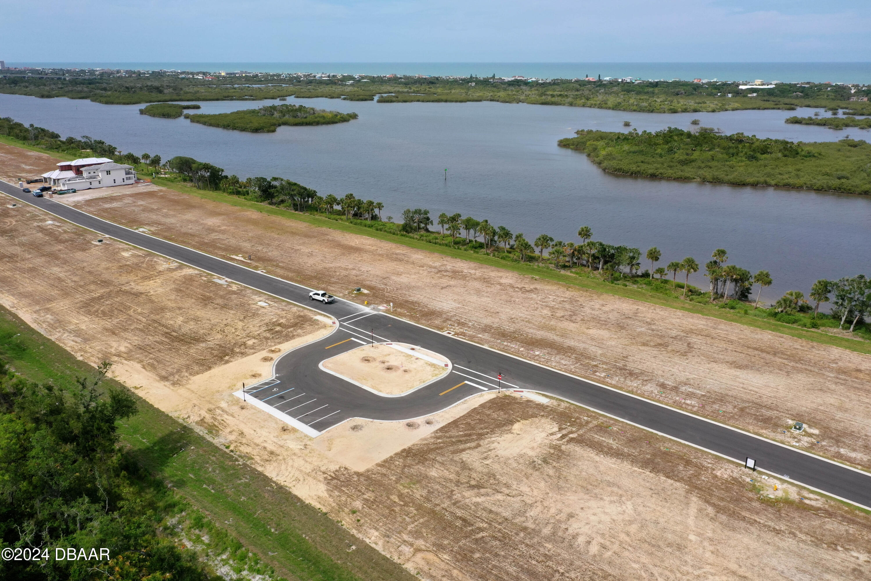 125 Coronado Road Flagler Beach, FL 32136 - Photo 34 of 46 an aerial view of lake and mountain