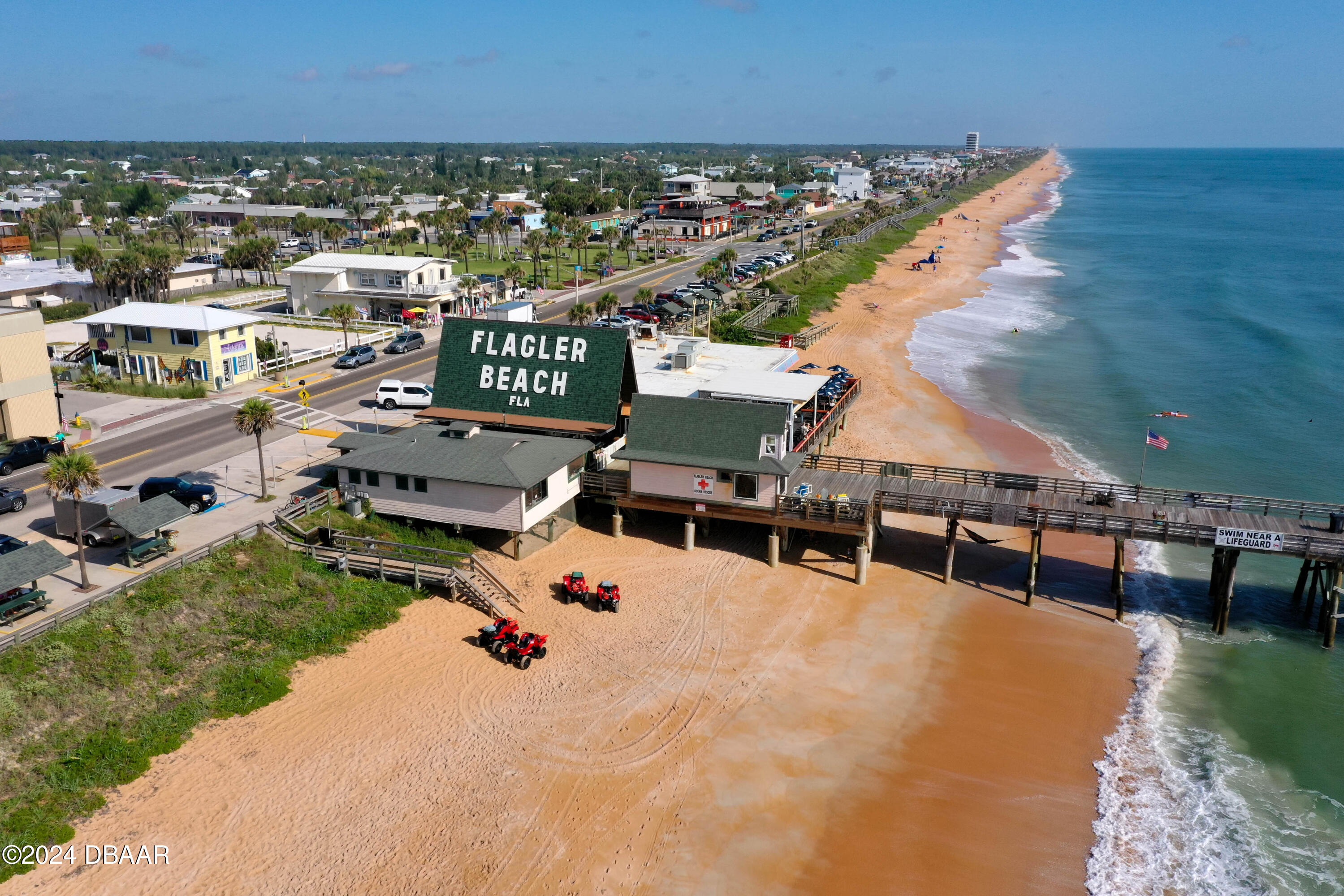 125 Coronado Road Flagler Beach, FL 32136 - Photo 37 of 46 an aerial view of a swimming pool