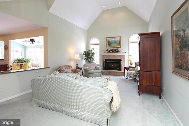 1296 Gatesmeadow Way Reston, VA 20194 - Photo 6 of 29 a living room with furniture and a fireplace