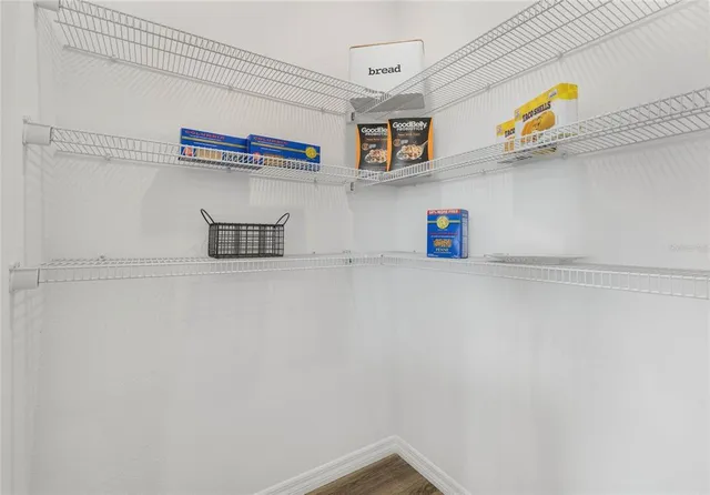 a view of storage and utility room