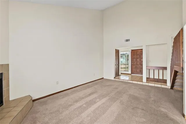 a kitchen with a cabinets and white appliances