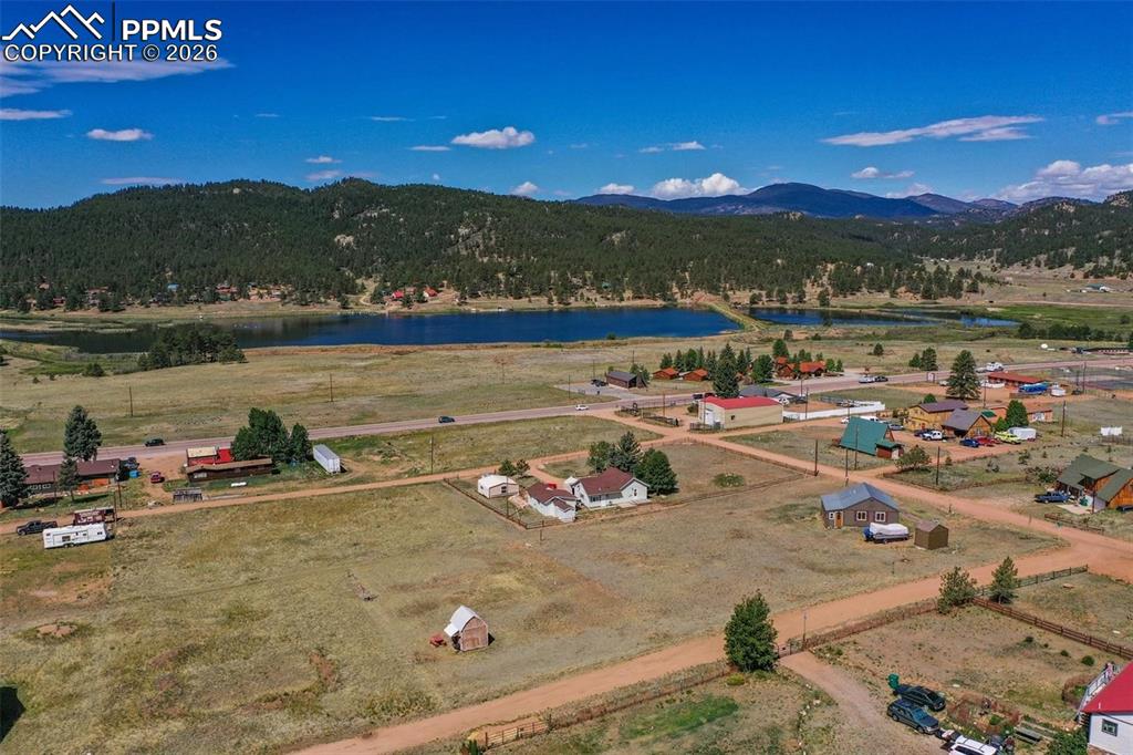 128 Osage Path Lake George, CO 80827 - Photo 1 of 15 a view of a lake with a mountain