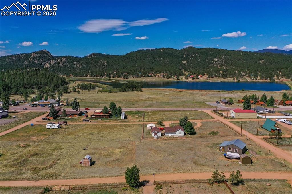 128 Osage Path Lake George, CO 80827 - Photo 11 of 15 a view of a lake with a mountain