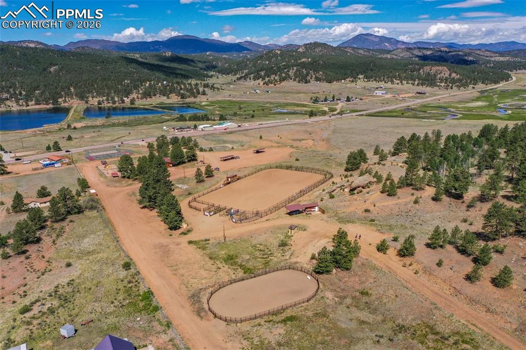 128 Osage Path Lake George, CO 80827 - Photo 14 of 15 a view of a lake with a mountain