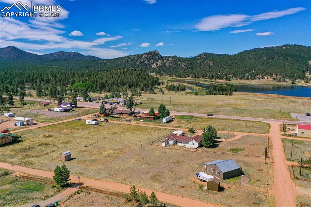 128 Osage Path Lake George, CO 80827 - Photo 10 of 15 a view of a lake with a mountain