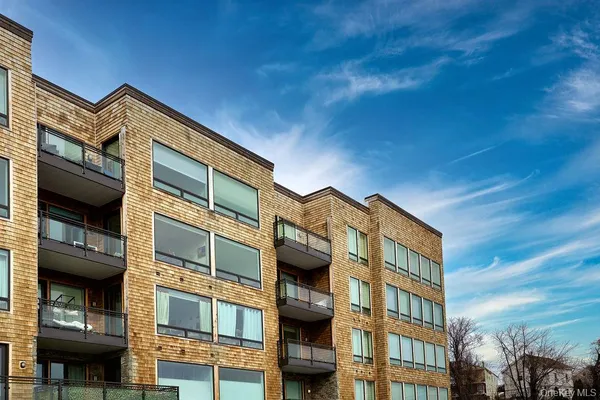 a front view of a building