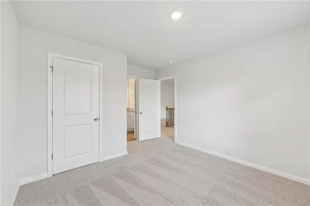 a view of an empty room